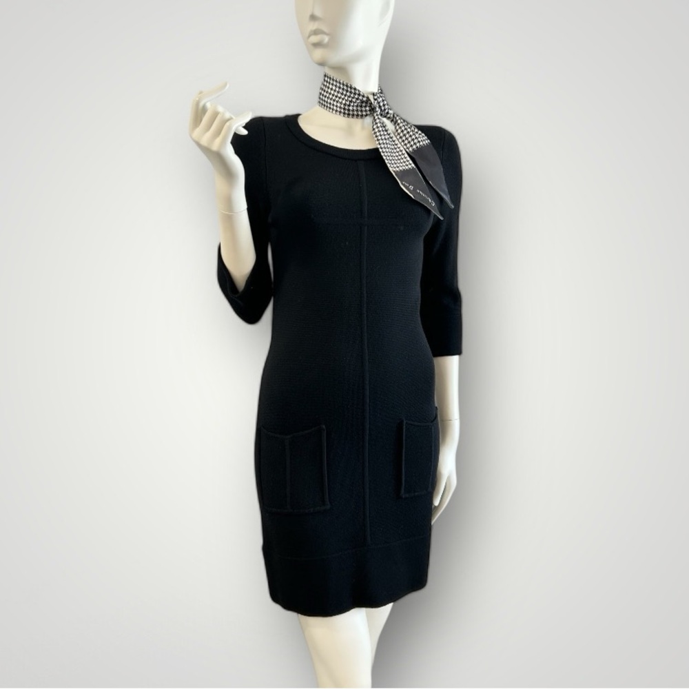 Club Monaco Little Black Sweater Dress